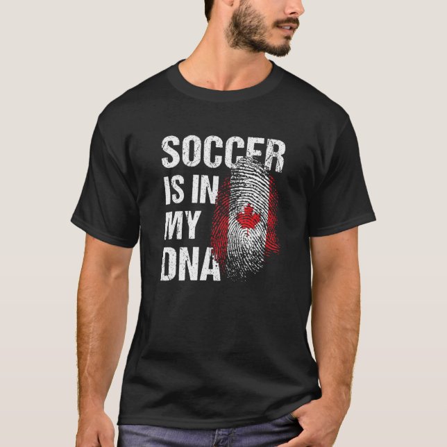 Canada Soccer Canadian Football Canada Futbol 1 T-Shirt (Vorderseite)