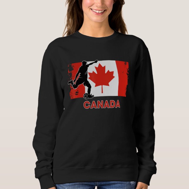 Canada Soccer Fan  2022 National Football Team Fla Sweatshirt (Vorderseite)