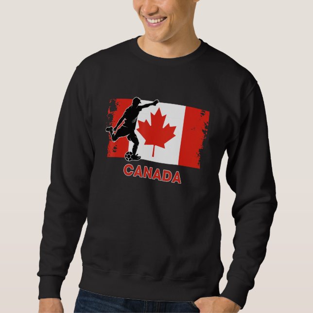 Canada Soccer Fan  2022 National Football Team Fla Sweatshirt (Vorderseite)