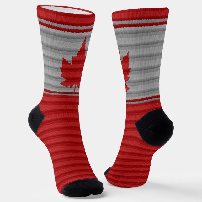 Canada Socks Winter Canada Maple Leaf Socks  Socken (Gewinkelt)
