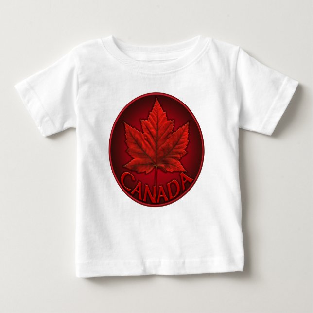 Canada Souvenir Baby Dress Custom Kleinkind Dress Baby T-shirt (Vorderseite)