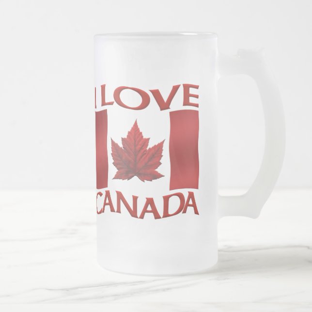 Canada Souvenir Beer Glass Canada Tasse & Cups (Rechts)