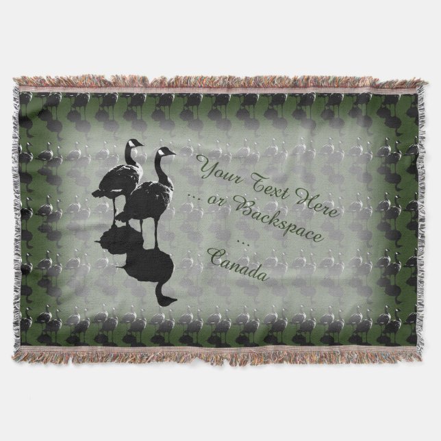 Canada Souvenir Blanket Canada Goose Throw Blanket Decke (Vorderseite)