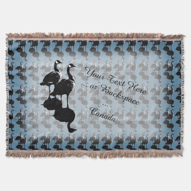 Canada Souvenir Blanket Canada Goose Throw Blanket Decke (Vorderseite)