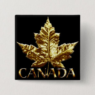 Canada Souvenir Button Gold Canada Buttons Geschen