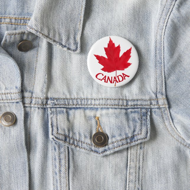 Canada Souvenir Buttons Canada Flag Maple Leaf But (Beispiel)