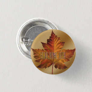 Canada Souvenir Buttons Canada Maple Leaf Button