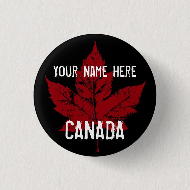 Canada Souvenir Buttons Personalisiert Canada Butt (Vorderseite)