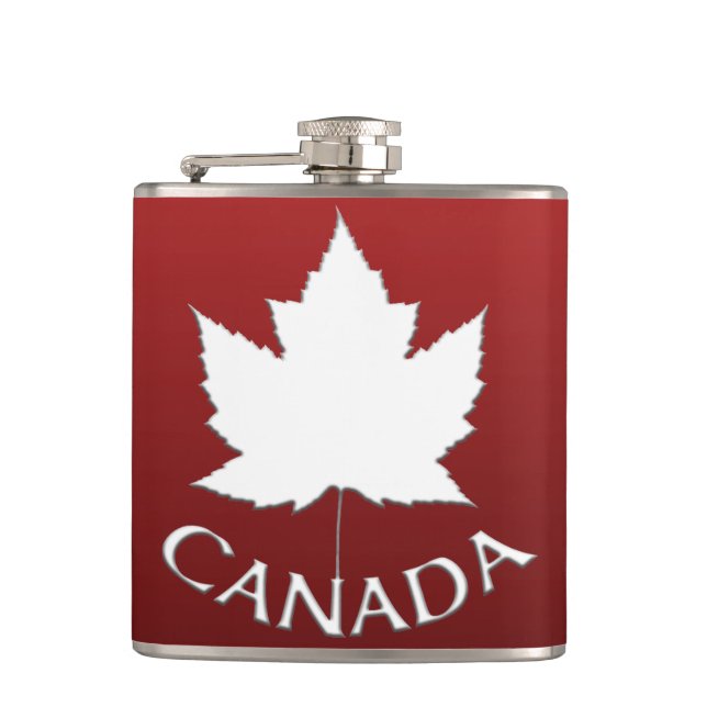 Canada Souvenir Flask Canada Flag Drink Flask Gesc Flachmann (Vorderseite)