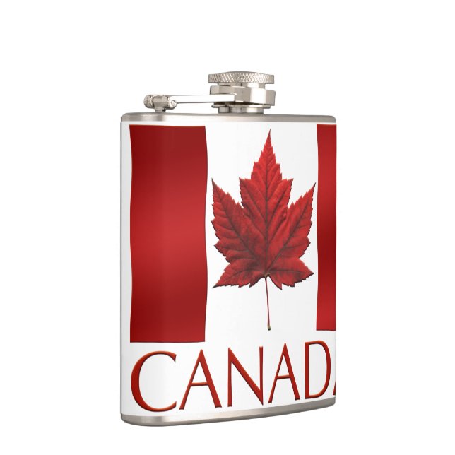 Canada Souvenir Flask Canada Flag Drink Flask Gesc Flachmann (Rechts)
