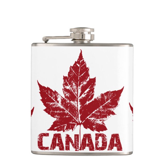 Canada Souvenir Flask Cool Canada Drink Flask Gesc Flachmann (Vorderseite)