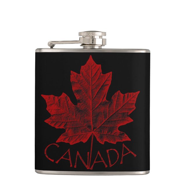 Canada Souvenir Flask Cool Canada Drink Flask Gesc Flachmann (Vorderseite)
