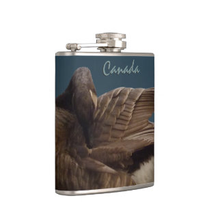 Canada Souvenir Flask Custom Canada Goose Flask Flachmann