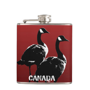 Canada Souvenir Flask Custom Canada Goose Flask Flachmann