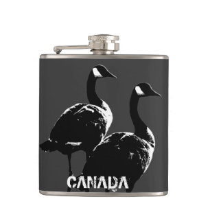 Canada Souvenir Flask Custom Canada Goose Flask Flachmann