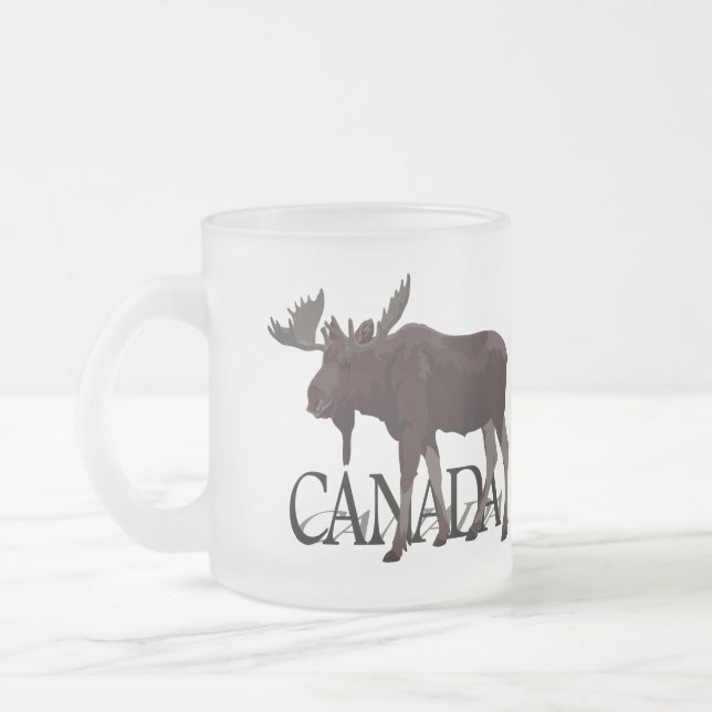 Canada Souvenir Glasses Canada Moose Beer Tasse (Links)
