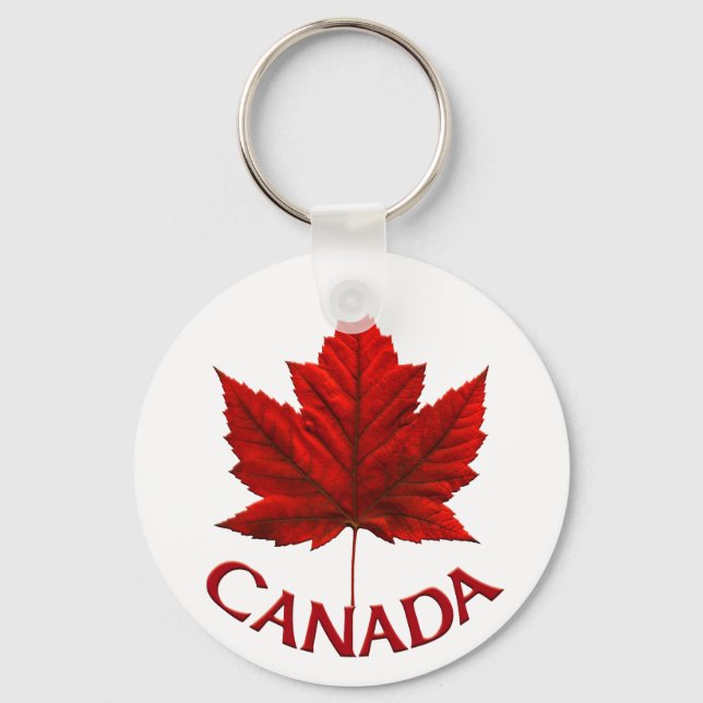 Canada Souvenir Key Chain Maple Leaf Schlüsselanhä Schlüsselanhänger (Vorderseite)