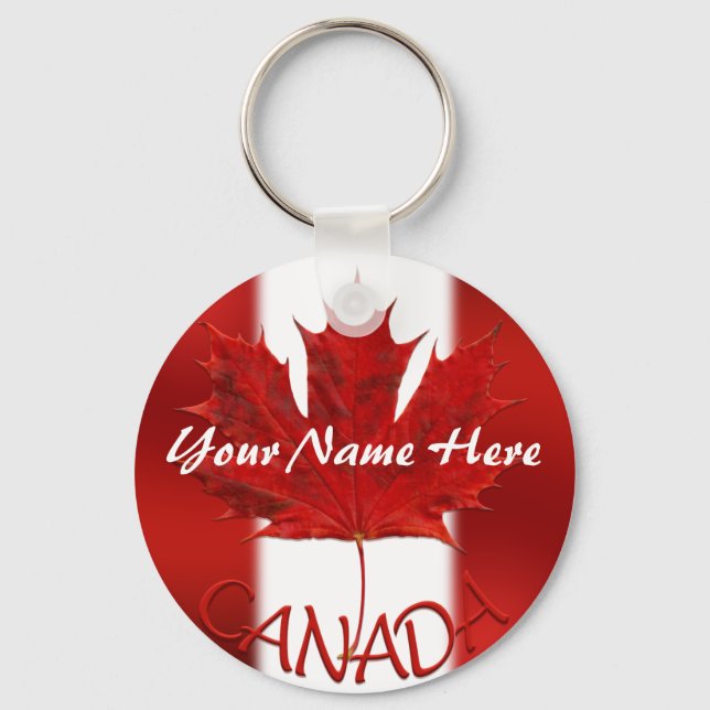 Canada Souvenir Key Chain Personalisiert Canada Gi Schlüsselanhänger (Vorderseite)