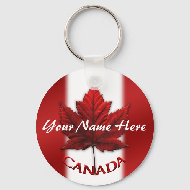 Canada Souvenir Key Chain Personalisiert Canada Gi Schlüsselanhänger (Vorderseite)