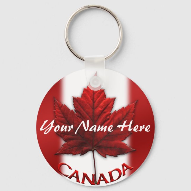 Canada Souvenir Key Chain Personalisiert Canada Gi Schlüsselanhänger (Vorderseite)