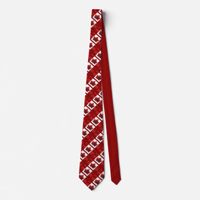 Canada Souvenir Krawatte Canada Flag Neckties Gesc (Vorderseite)