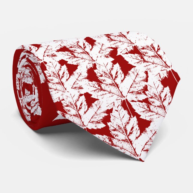 Canada Souvenir Krawatte Red Retro Winter Kanada K (Gerollt)