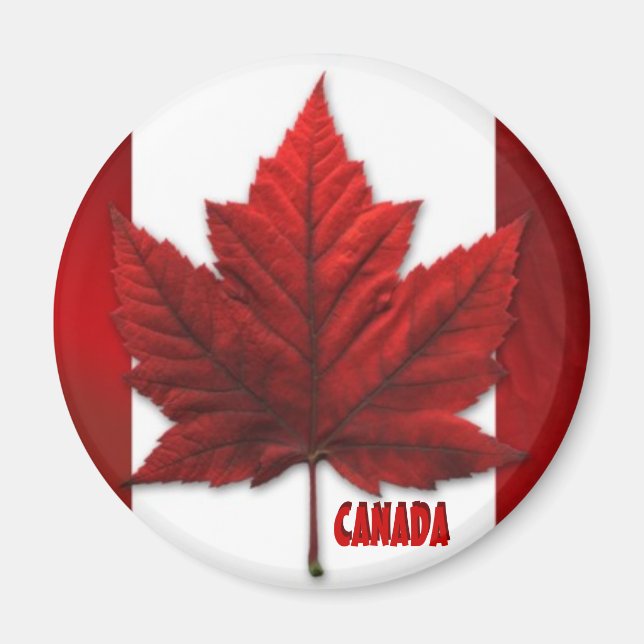 Canada Souvenir Kühlschrankmagnet Canada Maple Lea Magnet (Vorne)