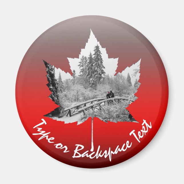 Canada Souvenir Kühlschrankmagnet Custom Canada Gi Magnet (Vorne)