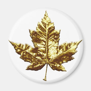 Canada Souvenir Kühlschrankmagnet Gold Maple Leaf  Magnet