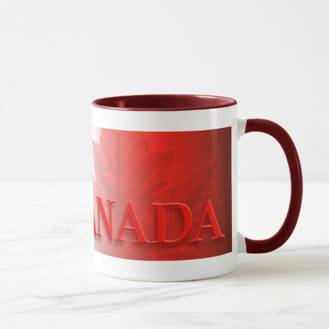 Canada Souvenir Mug Coffee Cup Maple Leaf Cup Tasse (Rechts)