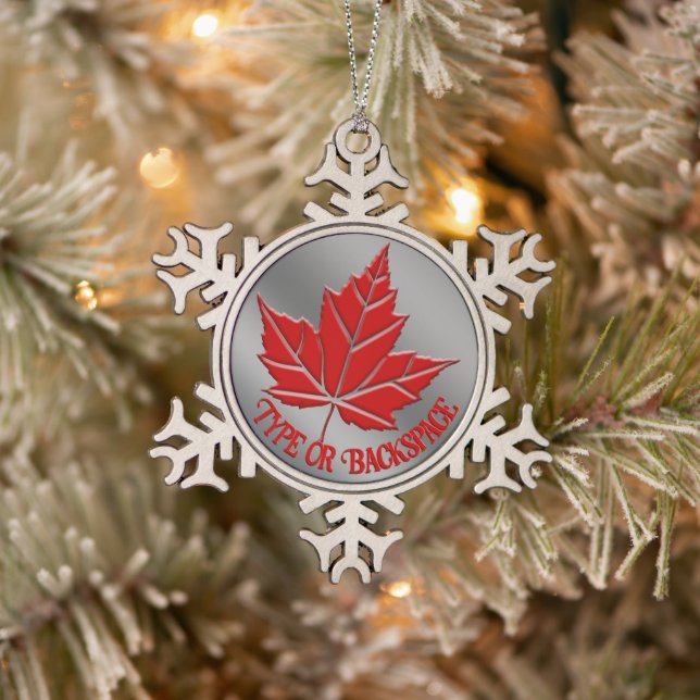 Canada Souvenir Ornament Personalisiert Canada Gif (Baum)