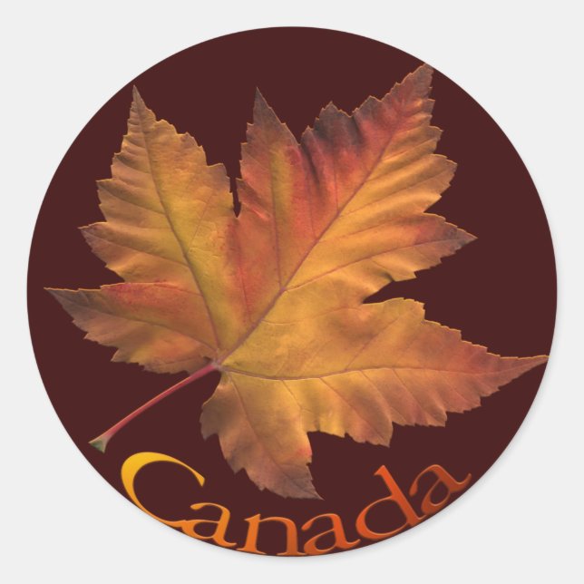 Canada Souvenir Stickers Maple Leaf Canada Sticker (Vorderseite)