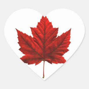 Canada Souvenir Stickers Red Maple Leaf Stickers