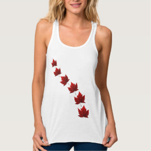 Canada Souvenir Tank Top Canada Mapsleaf Tops