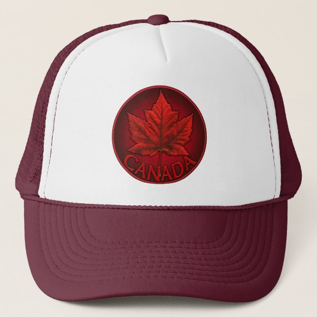 Canada Souvenir Trucker Cap Maple Leaf Canada Caps Truckerkappe (Vorderseite)