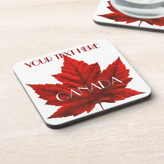 Canada Souvenir Untersetzer Custom Canada Unterset (Linke Seite)
