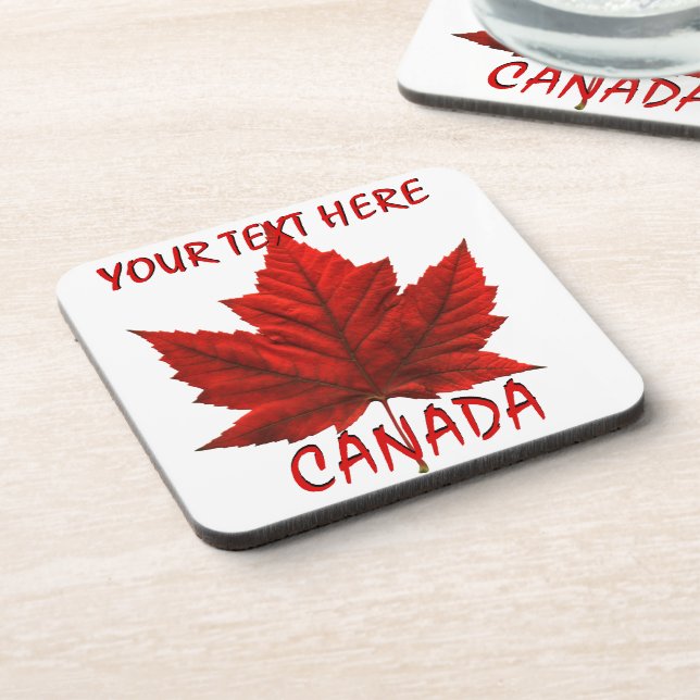Canada Souvenir Untersetzer Custom Canada Unterset (Linke Seite)