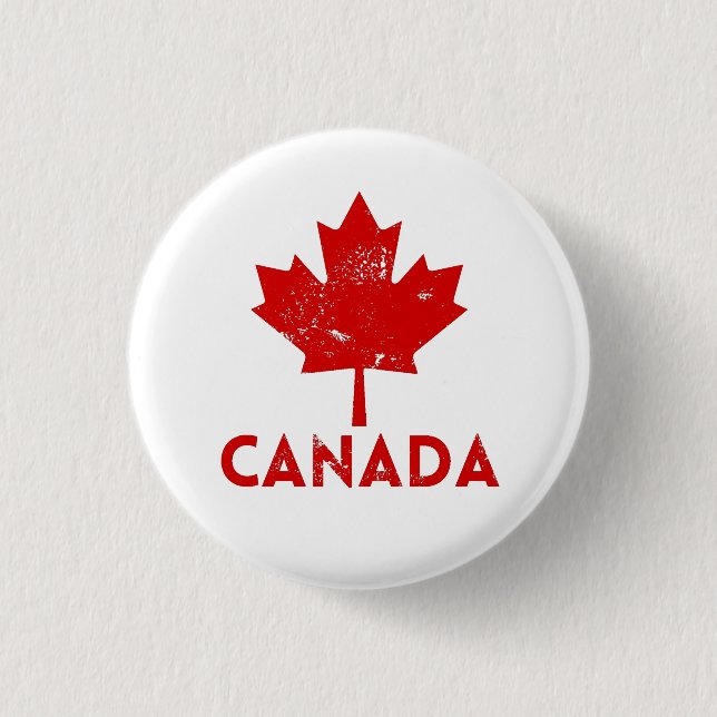 Canada Souvenir Vintag Button (Vorderseite)
