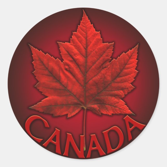 Canada Stickers Red Canada Souvenir Stickers (Vorderseite)