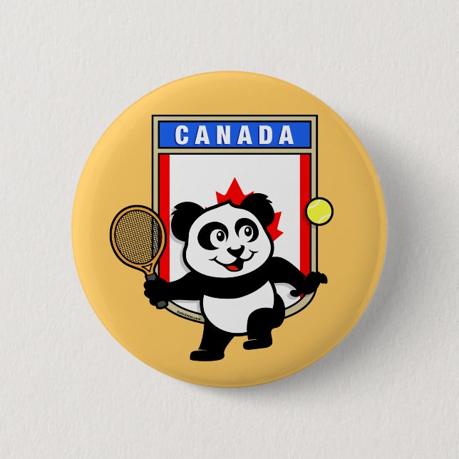 Canada Tennis Panda Button (Vorderseite)