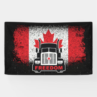 Canada Trucker Freedom Convoy 2022 Banner