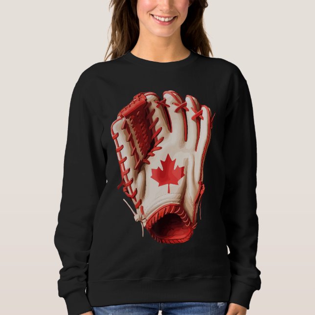 Canada Women Men Baseball Sweatshirt (Vorderseite)