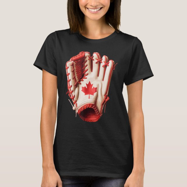 Canada Women Men Baseball T-Shirt (Vorderseite)