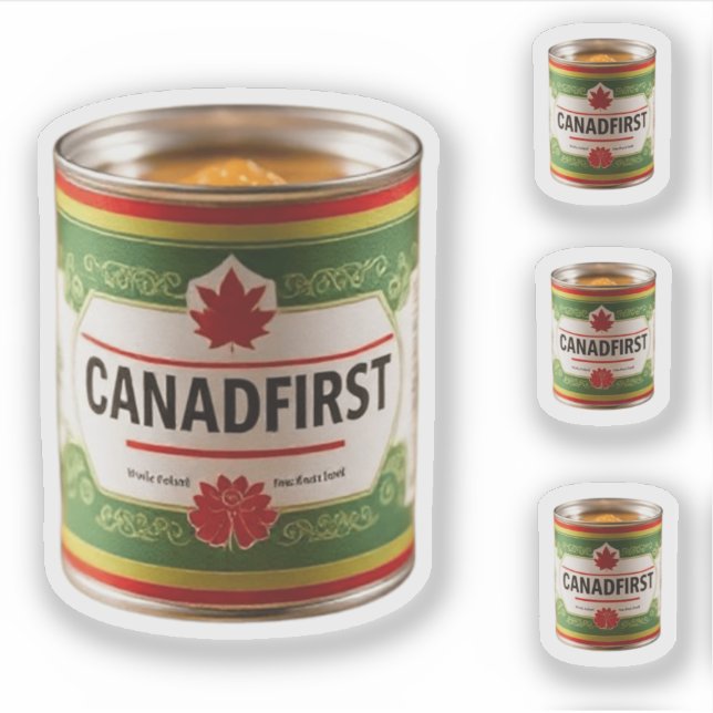 CANADAFIRST CAN AUFKLEBER (Vorderseite)