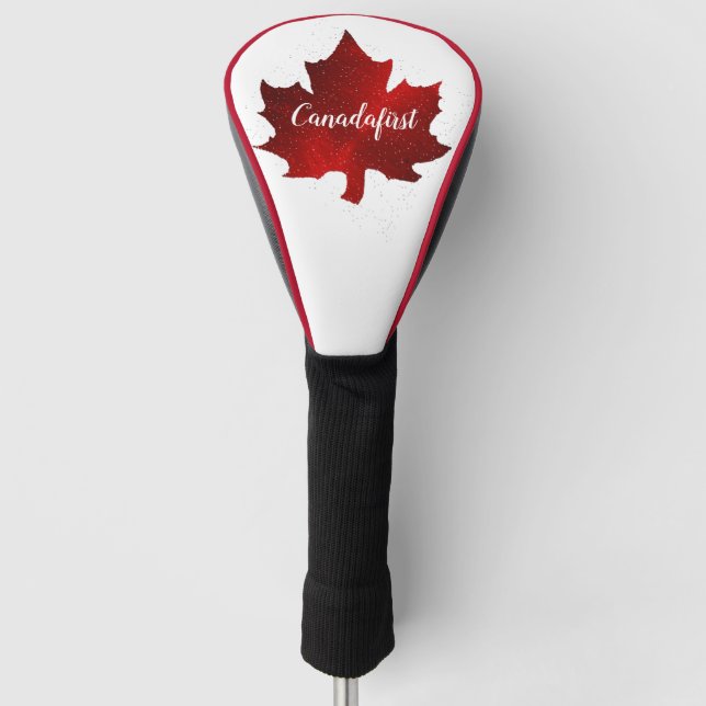 Canadafirst GOLF Driver Head Cover Golf Headcover (Vorderseite)
