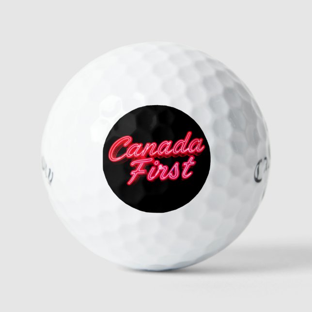 CANADAFIRST GOLFBALL (Vorderseite)