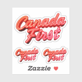 CANADAFIRST STICKERS AUFKLEBER