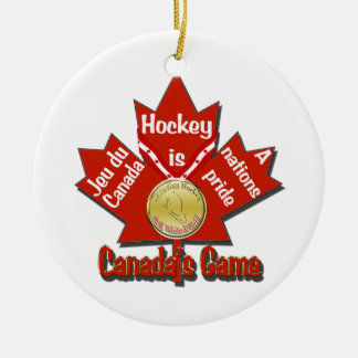 Canadas Spiel-Baum-Verzierungskreis Keramik Ornament