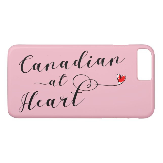 Canadian at Heart Mobile Phone Case (Rückseite (Horizontal))