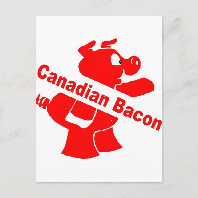 Canadian Bacon Postkarte (Vorderseite)